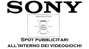 Sony - Pubblicità nei videogiochi - Logo