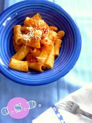 Rigatoni del papà, matrimonio tra pancetta e cannellini