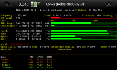 Come aumentare la frequenza del processore fino a 1000mhz del Nokia N900!