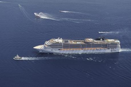 MSC DIVINA: OGGI A CIVITAVECCHIA