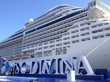 MSC CROCIERE DA IL BENVENUTO ALLA MSC DIVINA