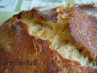 Pane di semola con tecnica di impasto 