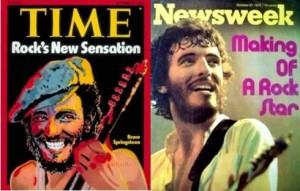 Springsteen: copertine Time e Newsweek ottobre 1975