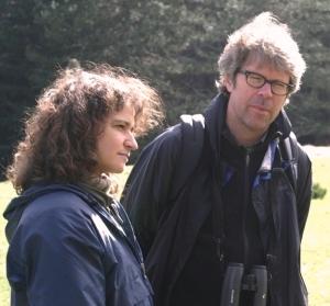Franzen e la sua traduttrice Silvia Pareschi. Birdwatching sulla Sila