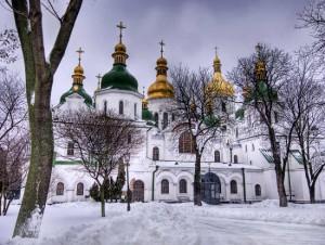 La cattedrale di Santa Sofia a Kyev