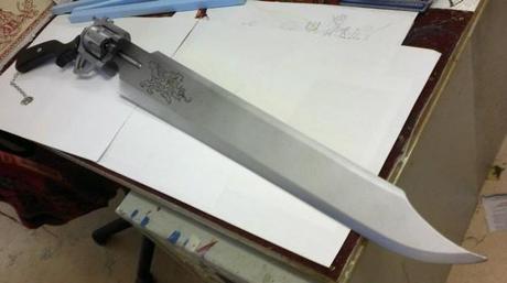 La replica della Gunblade di Final Fantasy VIII