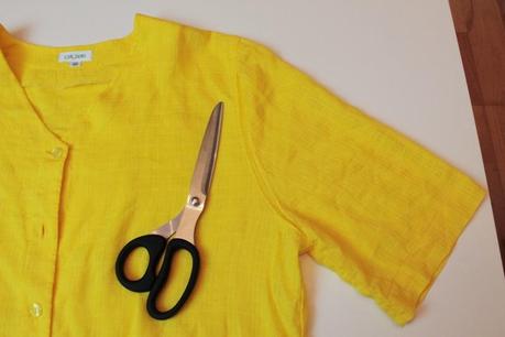 Fashion DIY: Asymmetrical shirt / Camicia asimmetrica