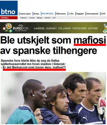 Sempre per quella storia dell'autorevolezza. Anche agli europei di calcio