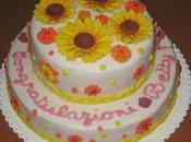 Torta piani girasoli