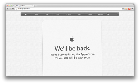 [WWDC 2012] Apple Store Online Down, in preparazione per i prodotti nuovi!