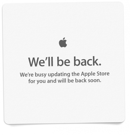 Apple Store momentaneamente offline