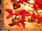 Pizza verdure grigliate tapenade feta