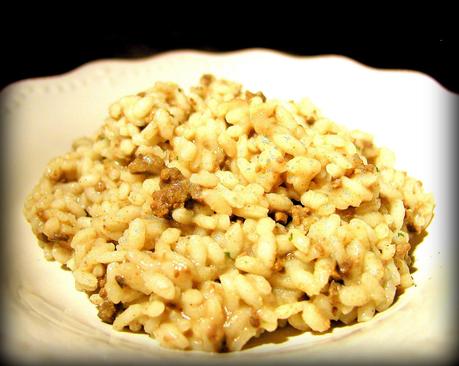 RISOTTO CON FEGATINI DI POLLO