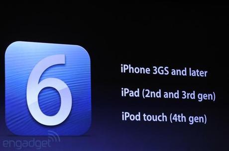 Ecco iOS6: 200 nuove funzionalità