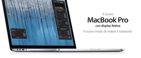 Aggiornata la gamma MacBook Pro