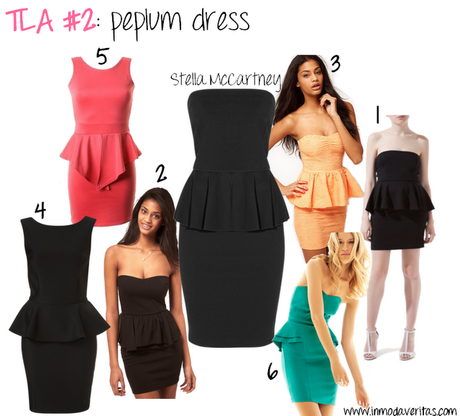 The Low Alternative #2: peplum dress