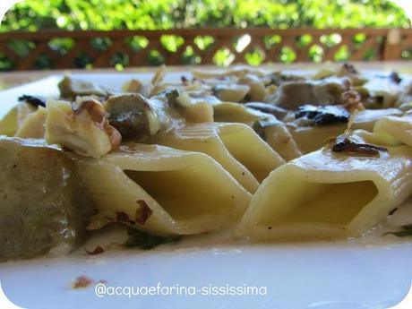 ...penne p-quadro ai carciofi con tartufo e...i vincitori del contest!!..