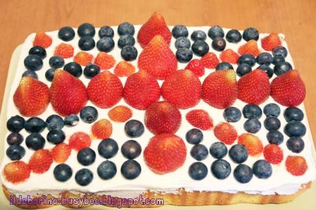 Giubilo - Torta di Fragole e Mirtilli per la Regina