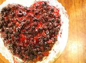 Torta compleanno "cuore rosso"