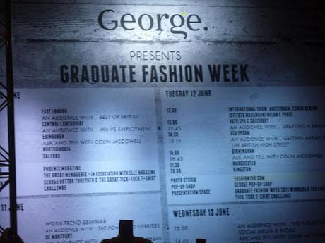 Graduate Fashion Week 2012. Northbrook and Eastbourne shows