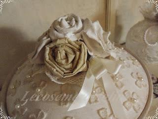 shabby chic e charme,potish,portacandele, bouquet