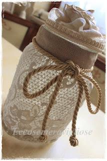 shabby chic e charme,potish,portacandele, bouquet