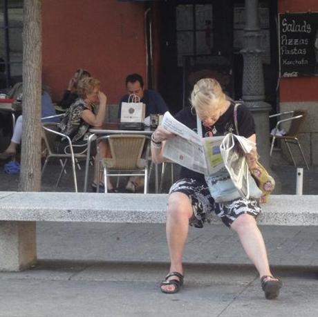 Emozioni a Madrid: solitudine in Plaza Santa Isabel