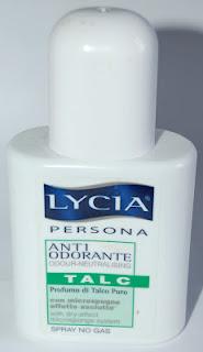 LYCIA: Persona anti odorante