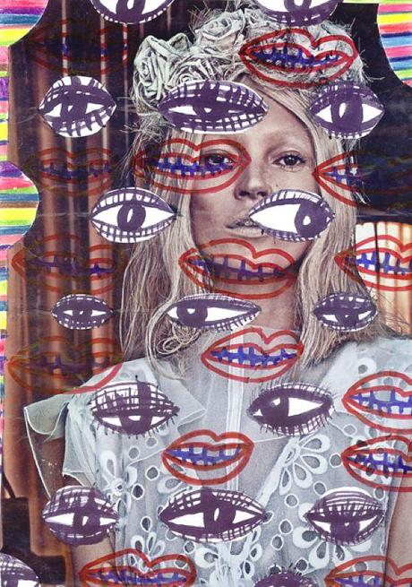 PATTERNS E TEXTURES NEI BIZZARRI COLLAGES DI CLAUDIO PARENTELA