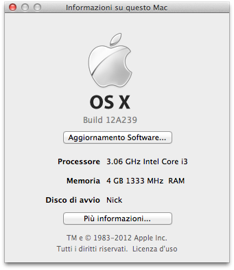 OS X 10.8 Mountain Lion.