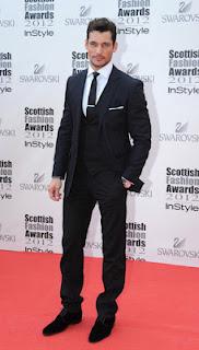 David Gandy at Scottish Fashion Awards 2012