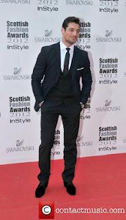David Gandy at Scottish Fashion Awards 2012
