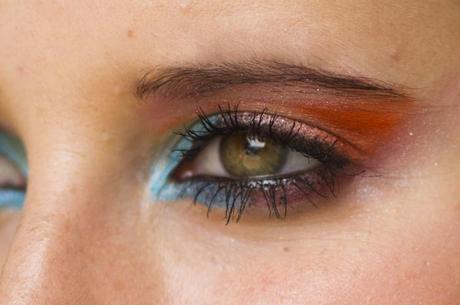 Multicolor bright make-up