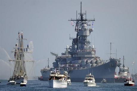 USS Iowa; dalla II Guerra Mondiale a Set-Cinematografico