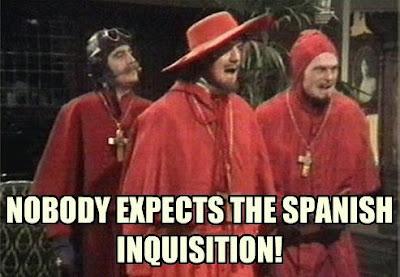 Nobody expects earthquakes