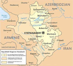 660px-Karabach-Kaart ARMENIA: Nagorno-Karabakh, passare dall’indipendenza alla democrazia