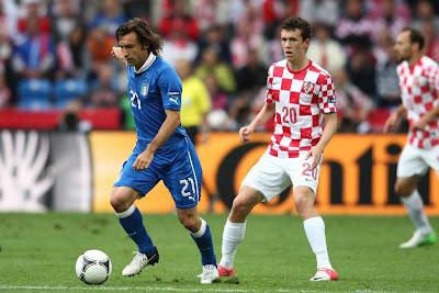 Italia-Croazia 1-1, Pirlo non basta agli azzurri raggiunti da Mandzukic