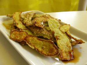 bucce di patate fritte