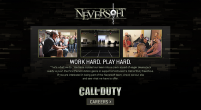 Neversoft al lavoro su un nuovo Call of Duty