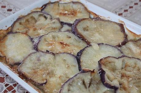 Parmigiana di melanzane in bianco