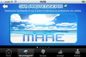 App Sole amico, la protezione solare a portata di touch