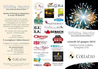 22 GIUGNO 2012 “WHITE PARTY” ALLA CANTINA CONTE DI COLLALTO A SUSEGANA (TV)