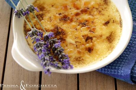 Crème brulée alla lavanda - Crèm brulée with lavander