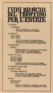 Bianchi per l’estate – alla Trisa di Milano negli anni ‘80