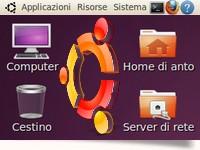 La scrivania di Ubuntu