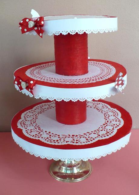 Stand Porta Cupcakes! - DIY Cupcake stand!