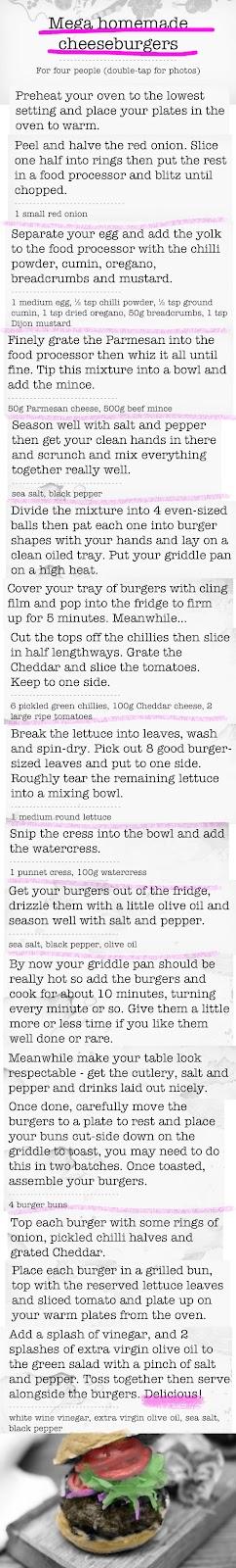 hamburger à la jamie.