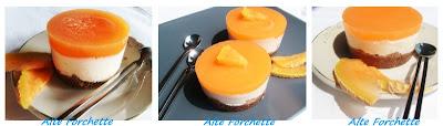 MINI CHEESECAKE AL MELONE CON YOGURT E UN PAIO DI RINGRAZIAMENTI