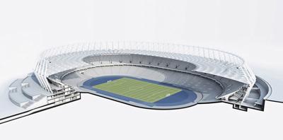 gmp stadio kiev 02 Europei calcio e architettura: lo Stadio di Kiev su progetto di gmp