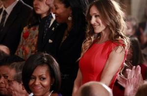 Michelle Obama e Sara Jessica Parker filem5J6Sk 300x196 Obama circondato da finanziatori vip vetrina gossip
